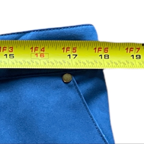 Rant Ceil Blue Medical Scrub Pants with Moto design. Size Medium - Picture 7 of 10